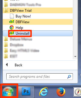  DBFView Uninstallation 