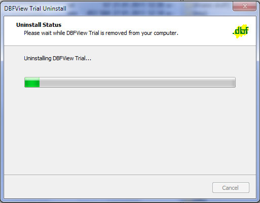  DBFView Uninstallation 